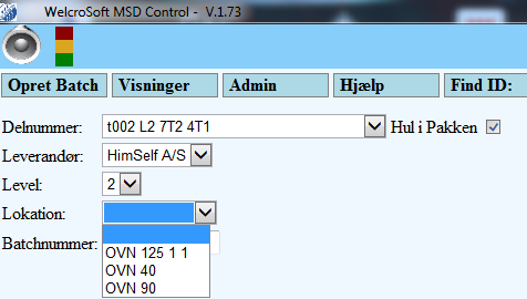 Hul i MSD pakke funktionen