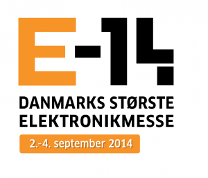 Logo for elektronikmessen E-14